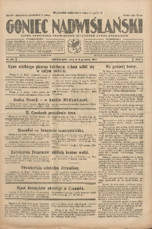 Goniec Nadwiślański: pismo codzienne poświęcone interesom stanu średniego 1925.12.08 R.1 Nr58