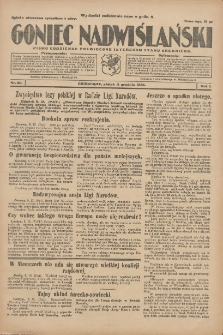 Goniec Nadwiślański: pismo codzienne poświęcone interesom stanu średniego 1925.12.11 R.1 Nr60