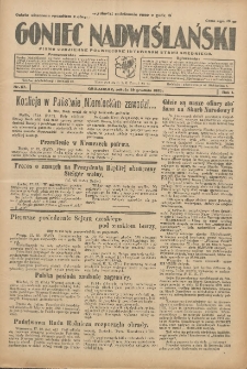 Goniec Nadwiślański: pismo codzienne poświęcone interesom stanu średniego 1925.12.19 R.1 Nr67