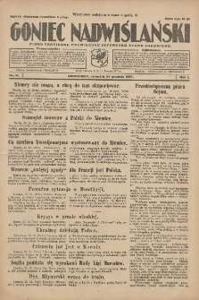 Goniec Nadwiślański: pismo codzienne poświęcone interesom stanu średniego 1925.12.24 R.1 Nr71
