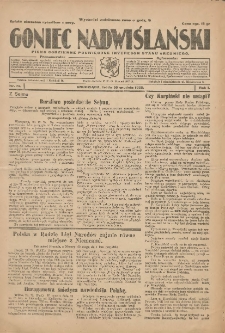 Goniec Nadwiślański: pismo codzienne poświęcone interesom stanu średniego 1925.12.30 R.1 Nr74