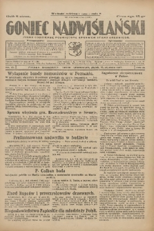Goniec Nadwiślański: pismo codzienne poświęcone sprawom stanu średniego 1927.01.14 R.3 Nr10