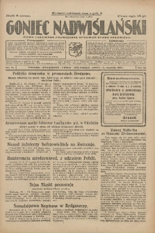Goniec Nadwiślański: pismo codzienne poświęcone sprawom stanu średniego 1927.01.15 R.3 Nr11
