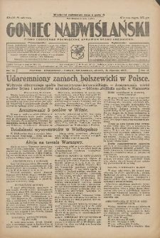 Goniec Nadwiślański: pismo codzienne poświęcone sprawom stanu średniego 1927.01.18 R.3 Nr13