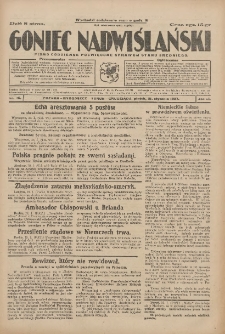 Goniec Nadwiślański: pismo codzienne poświęcone sprawom stanu średniego 1927.01.21 R.3 Nr16