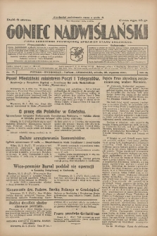 Goniec Nadwiślański: pismo codzienne poświęcone sprawom stanu średniego 1927.01.22 R.3 Nr17