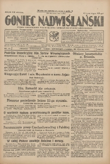 Goniec Nadwiślański: pismo codzienne poświęcone sprawom stanu średniego 1927.01.23 R.3 Nr18