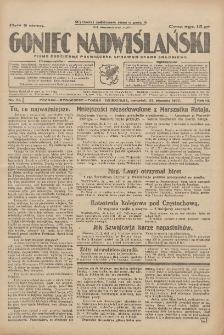 Goniec Nadwiślański: pismo codzienne poświęcone sprawom stanu średniego 1927.01.27 R.3 Nr21