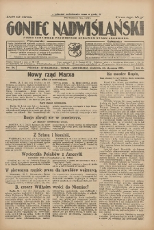 Goniec Nadwiślański: pismo codzienne poświęcone sprawom stanu średniego 1927.01.30 R.3 Nr24