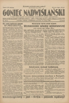 Goniec Nadwiślański: pismo codzienne poświęcone sprawom stanu średniego 1927.02.13 R.3 Nr35