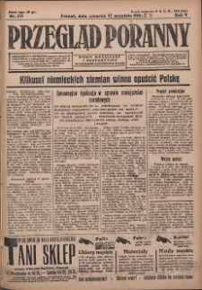 Przegląd Poranny: pismo niezależne i bezpartyjne 1925.09.17 R.5 Nr214