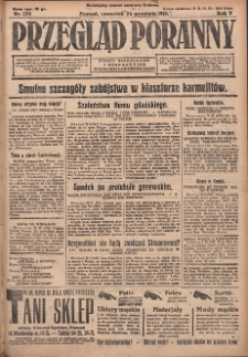 Przegląd Poranny: pismo niezależne i bezpartyjne 1925.09.24 R.5 Nr220