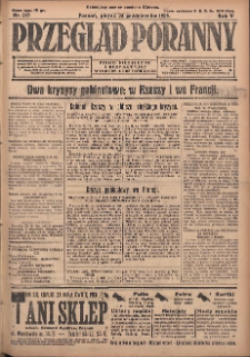 Przegląd Poranny: pismo niezależne i bezpartyjne 1925.10.23 R.5 Nr245