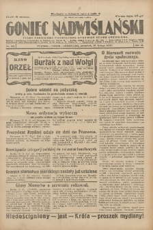 Goniec Nadwiślański: pismo codzienne poświęcone sprawom stanu średniego 1927.02.17 R.3 Nr38