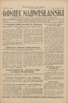Goniec Nadwiślański: pismo codzienne poświęcone sprawom stanu średniego 1927.02.22 R.3 Nr42