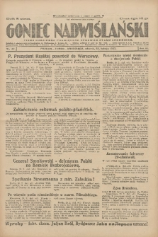 Goniec Nadwiślański: pismo codzienne poświęcone sprawom stanu średniego 1927.02.22 R.3 Nr42