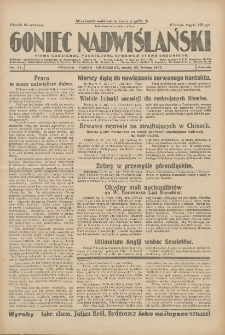 Goniec Nadwiślański: pismo codzienne poświęcone sprawom stanu średniego 1927.02.23 R.3 Nr43