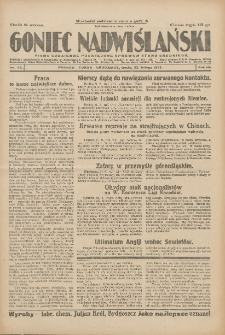 Goniec Nadwiślański: pismo codzienne poświęcone sprawom stanu średniego 1927.02.23 R.3 Nr43