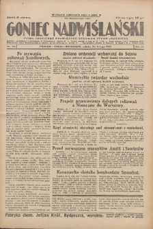 Goniec Nadwiślański: pismo codzienne poświęcone sprawom stanu średniego 1927.02.26 R.3 Nr46