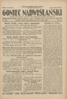 Goniec Nadwiślański: pismo codzienne poświęcone sprawom stanu średniego 1927.03.05 R.3 Nr52