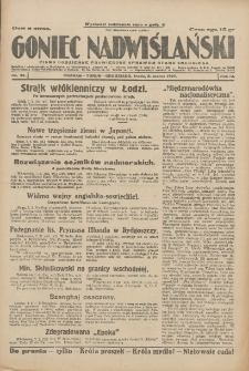 Goniec Nadwiślański: pismo codzienne poświęcone sprawom stanu średniego 1927.03.08 R.3 Nr54