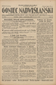 Goniec Nadwiślański: pismo codzienne poświęcone sprawom stanu średniego 1927.03.10 R.3 Nr456