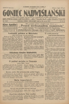 Goniec Nadwiślański: pismo codzienne poświęcone sprawom stanu średniego 1927.03.25 R.3 Nr69