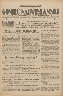Goniec Nadwiślański: pismo codzienne poświęcone sprawom stanu średniego 1927.03.26 R.3 Nr70