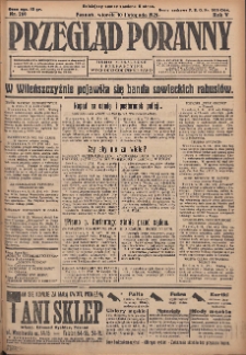 Przegląd Poranny: pismo niezależne i bezpartyjne 1925.11.10 R.5 Nr260