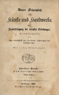 Die kunst b&uuml;cher zu binden, oder die buchbinderei in allen ihren theilen und auf dem neuesten standpunkte. Ein Lehr und Handbuch