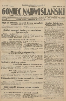 Goniec Nadwiślański: pismo codzienne poświęcone sprawom stanu średniego 1927.04.03 R.3 Nr77