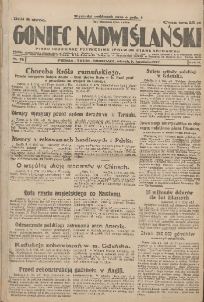 Goniec Nadwiślański: pismo codzienne poświęcone sprawom stanu średniego 1927.04.05 R.3 Nr78