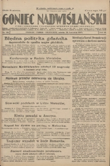 Goniec Nadwiślański: pismo codzienne poświęcone sprawom stanu średniego 1927.04.23 R.3 Nr93