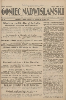 Goniec Nadwiślański: pismo codzienne poświęcone sprawom stanu średniego 1927.04.23 R.3 Nr93