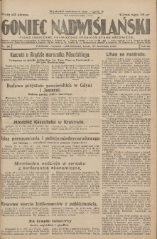 Goniec Nadwiślański: pismo codzienne poświęcone sprawom stanu średniego 1927.04.27 R.3 Nr96