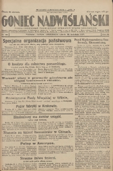Goniec Nadwiślański: pismo codzienne poświęcone sprawom stanu średniego 1927.04.30 R.3 Nr99