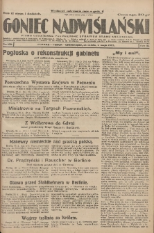 Goniec Nadwiślański: pismo codzienne poświęcone sprawom stanu średniego 1927.05.01 R.3 Nr100