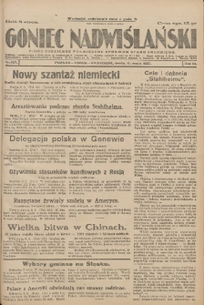 Goniec Nadwiślański: pismo codzienne poświęcone sprawom stanu średniego 1927.05.11 R.3 Nr107