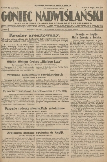 Goniec Nadwiślański: pismo codzienne poświęcone sprawom stanu średniego 1927.05.21 R.3 Nr116