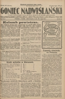Goniec Nadwiślański: pismo codzienne poświęcone sprawom stanu średniego 1927.05.25 R.3 Nr119
