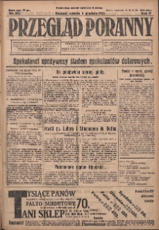 Przegląd Poranny: pismo niezależne i bezpartyjne 1925.12.05 R.5 Nr283