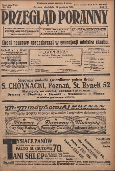 Przegląd Poranny: pismo niezależne i bezpartyjne 1925.12.13 R.5 Nr289