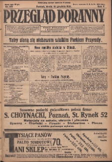 Przegląd Poranny: pismo niezależne i bezpartyjne 1925.12.16 R.5 Nr291