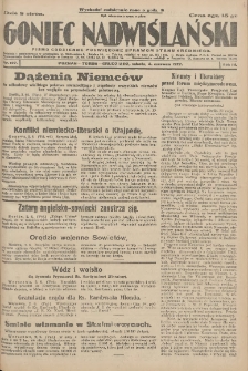 Goniec Nadwiślański: pismo codzienne poświęcone sprawom stanu średniego 1927.06.04 R.3 Nr127