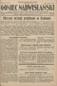 Goniec Nadwiślański: pismo codzienne poświęcone sprawom stanu średniego 1927.06.08 R.3 Nr129