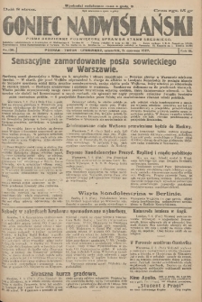 Goniec Nadwiślański: pismo codzienne poświęcone sprawom stanu średniego 1927.06.09 R.3 Nr130