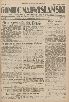 Goniec Nadwiślański: pismo codzienne poświęcone sprawom stanu średniego 1927.06.10 R.3 Nr131