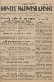 Goniec Nadwiślański: pismo codzienne poświęcone sprawom stanu średniego 1927.06.21 R.3 Nr139