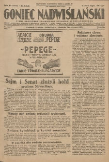 Goniec Nadwiślański: pismo codzienne poświęcone sprawom stanu średniego 1927.06.26 R.3 Nr144