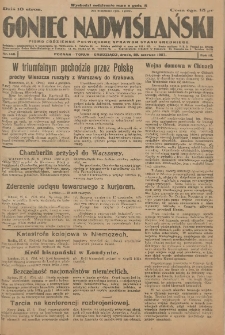 Goniec Nadwiślański: pismo codzienne poświęcone sprawom stanu średniego 1927.06.29 R.3 Nr146
